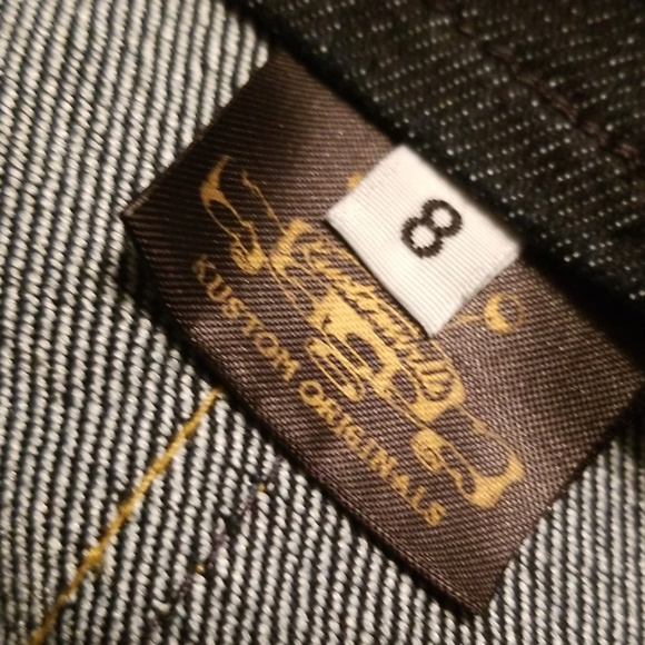 Kustomville High Rise Waisted Jeans Rockabilly 8 - Picture 7 of 8